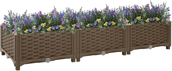 SKM Raised Bed 120x40x23 cm Polypropylene (Weight-11KG)