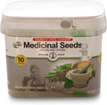 Survival Storage Medicinal Herb Garden Seeds - 10 Varieties - Over 25000 Non-GMO Herbal Healing Seeds - Non-Hybrid Open Pollinated - Long Shelf Life Emergency Seed Vault