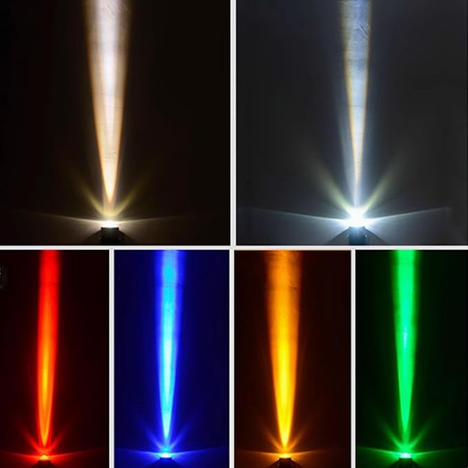 LED Spotlight AC85-265V Spotlight Led Beam Light A Beam Of Outdoor Light Waterproof Long-range Beam Projection Light Outdoor Narrow Light Wall Washer Light Pole Light(Yellow60W(ac85-265V))