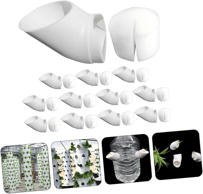 GANAZONO 1Set Hydroponic Planting Sponge Cups Hydroponics for Unsoiled Plant Cultivation for Garden Balcony Flower Nursery Use