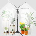 GHodec Grow Light with Stand 5500K Full Spectrum Gooseneck Floor Plant Light for Indoor Plants Growing5 Dimmable Levels &amp Auto On/Off TimerTripod Stand Plant Lamp Height Adjustable