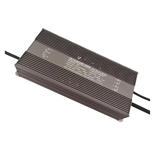 Plant lamp 0-10V dimmable Power Supply 300-600W Constant Current Waterproof Drive Power Supply high Pole lamp PWM dimmable Power Supply(500W)