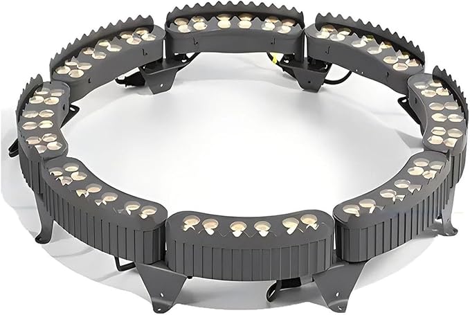 LED Ring Tree Hug Lamp 12W Surrounding LED Tree Spotlights Waterproof IP65 Die Cast Aluminum Outdoor Tree Spotlight AC24V Garden Courtyard Landscape Lamp(Red9PCS(24V))
