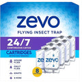 Zevo Plug-in Trap Refill Cartridges 4 Pack Original Zevo Refills for Indoor Flying Insect Trap