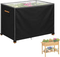 Outdoor Raised Garden Bed Winter Cover 48 L x 24 W x 30 H Heavy-Duty 600D Oxford Fabric Waterproof Insulated with Transparent PVC Top for All-Weather Elevated Wood Planter Box