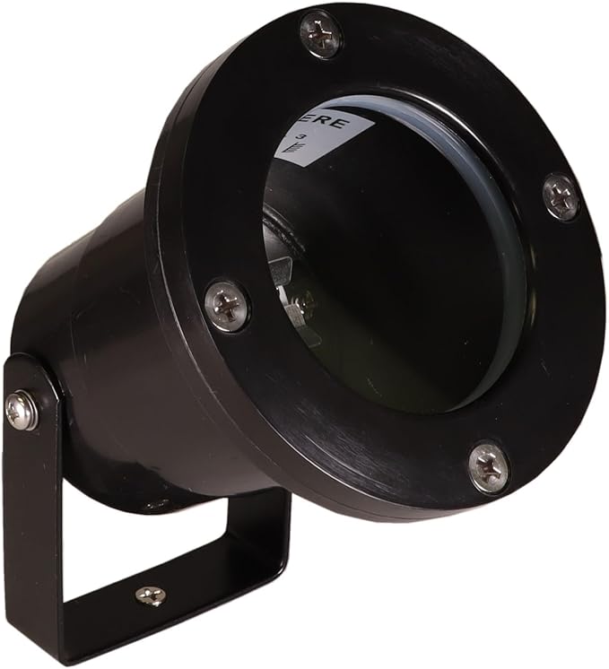 BestPro Lighting Landscape Lighting LED 12V Underwater Pond Garden- Inground Spot Light - Black (5 Watts)