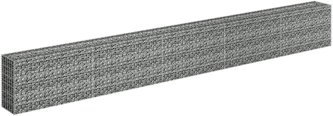 SKM Gabion Raised Bed Gabion Raised Bed Galvanized Steel 177.2x11.8x23.6