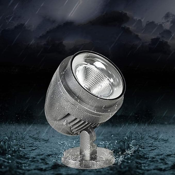 10/20/30/50/80W Outdoor Led Spotlight Waterproof Led Landscape Spotlights Warm Light and White Light Pathway Lighting Indoor and Outdoor Landscape Lighting Illumination/30W/White Light