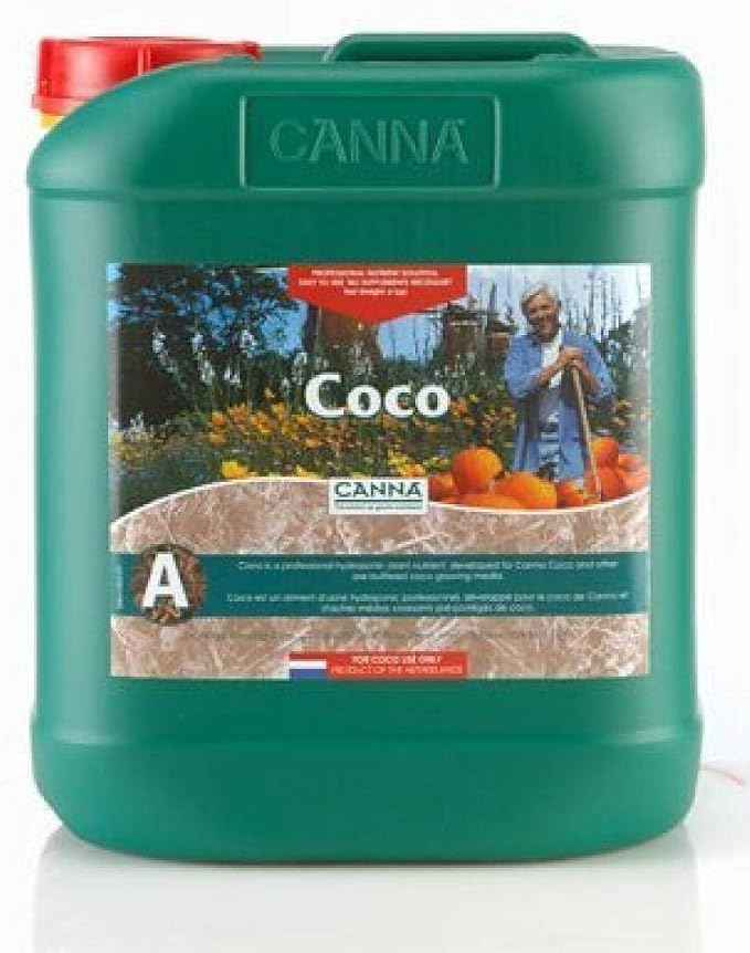 CANNA Coco Part A 5L Liters Hydroponic Plant Nutrient for Optimal Growing and Flowering