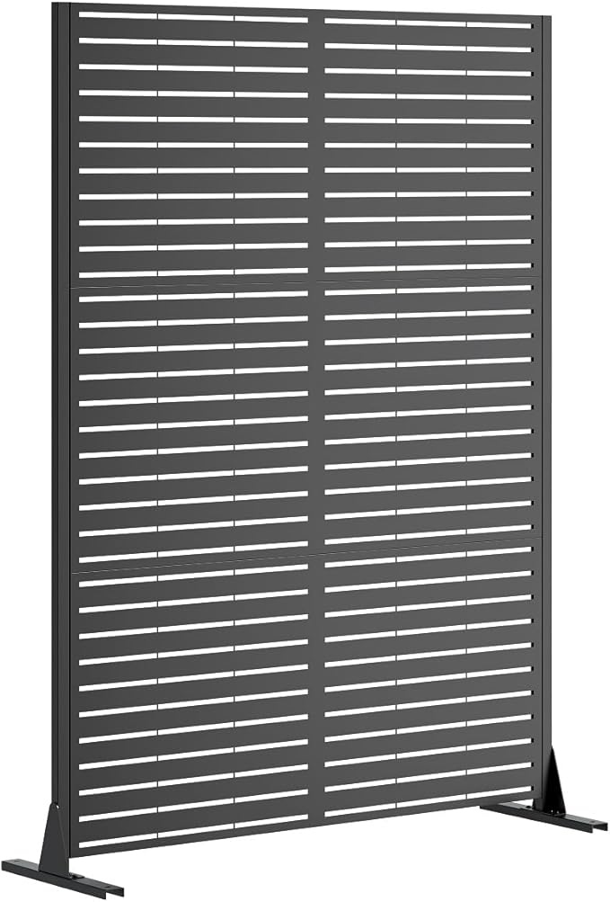 Metal Raise Garden Bed with Trellis Outdoor Indoor 73'' Tall Planter Box with Wheels Large Planter with Drainage Holes &amp Lockable Casters for Climbing Plants Vegetables Vines (Square A)