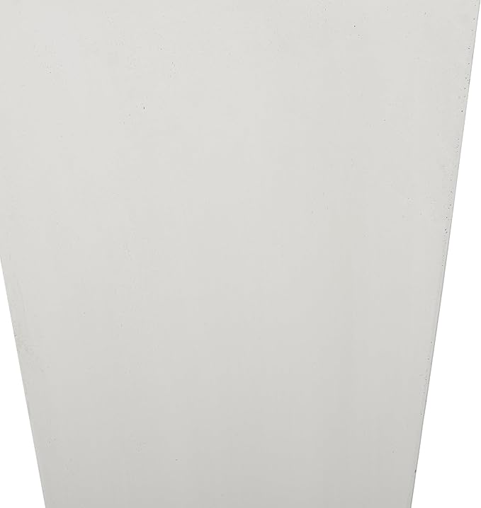 13 x 28.5 Outdoor Stone Planter White