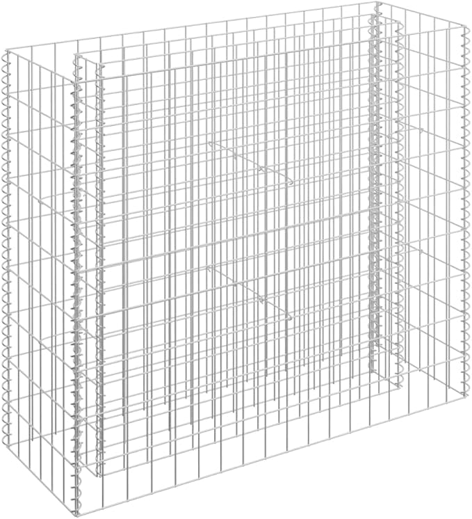 SKM Gabion Raised Bed Gabion Raised Bed Galvanized Steel 35.4x11.8x35.4