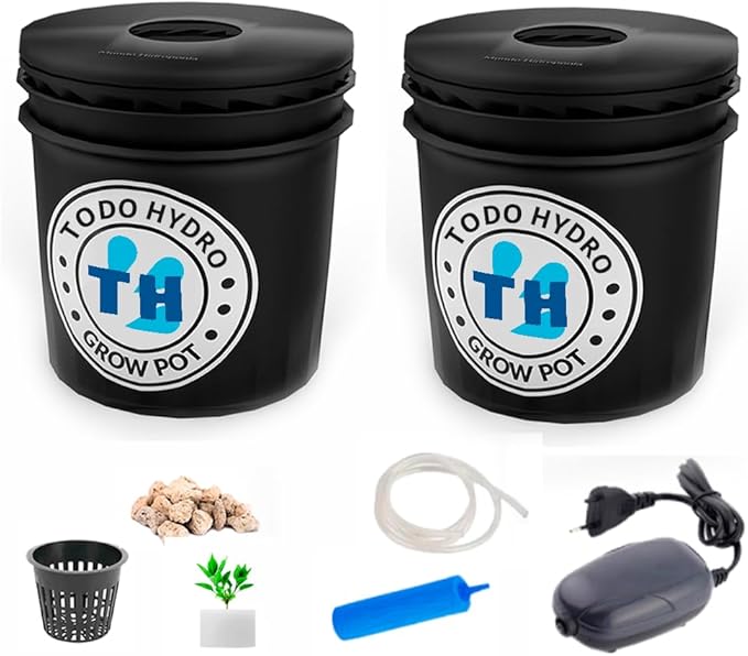 Hydroponic Kit N3 5gal x2 DWC System Professional Complete Indoor Garden