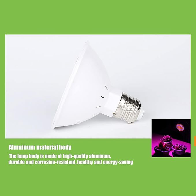 LED Grow Light Grow Lights for Indoor Plants Witrh Switch Ideal for Greenhouse Plants Flowers Veg Succulents Potted Growth (Size : 1 Head 290 lamp Beads) ()
