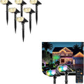 Linkind LinLinkind StarRayS Solar Lights Outdoor 350LM Solar Spot Lights Outdoor IP67 Waterproof Smart Solar Spotlight SL5C Color Changing Landscape Lighting APP/Voice Control