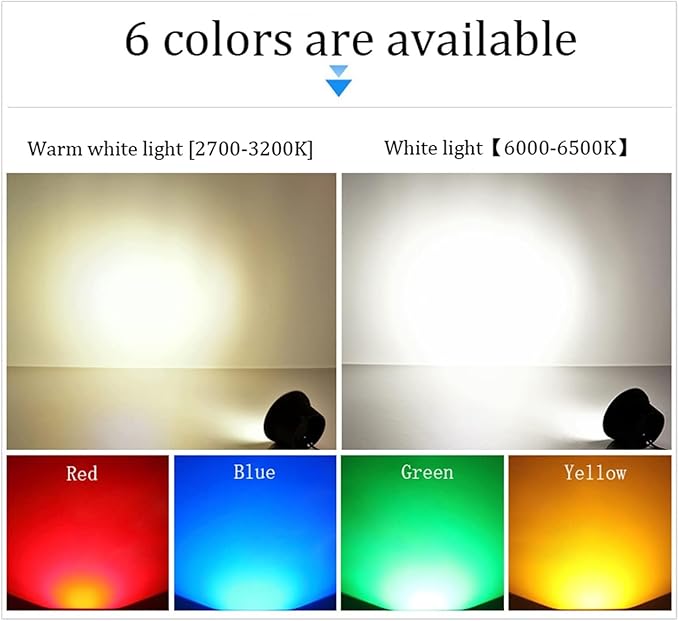 3Pcs Ground Led Landscape Lights - 6W Outdoor Buried Lights Ip66 Waterproof Round Recessed Floor Spotlight Outdoor Landscape Lights Led Underground Light for Driveway-Blanc-6WDC12V
