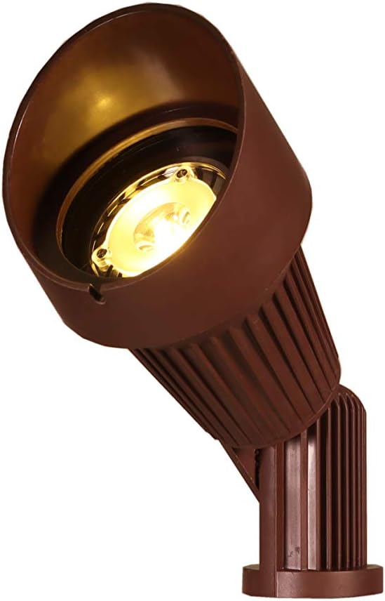 Best Pro Lighting LED 9 Watt Low Voltage Landscape Lighting Directional Spot Light - Bronze