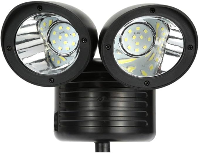 22 LED Solar Lamp Lights Human Sensor Light Double Head Garage Spotlight Waterproof Courtyard Landscape Corridor Wall Light