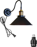Hook Mounted Plant Light Full Spectrum 4500K 10W Adjusted Light Beam Range 15-60° Wall Lamp Industrial Style for Flowers Growing Indoor Plants