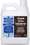 Organic Super Seaweed Humic Acid Blend- Liquid Sea Kelp for Grass and Plants - Soil Hume - Simple Grow Solutions- Natural Lawn &amp Garden Concentrate- Use with Fertilizer Program (32 Ounce)