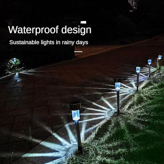 Outdoor Solar Spotlights for Lawn 3 Lighting Modes Solar-Powered Landscape Lights Suitable for Courtyard Patio Garden &amp Pathway Lighting（A Set of 10）