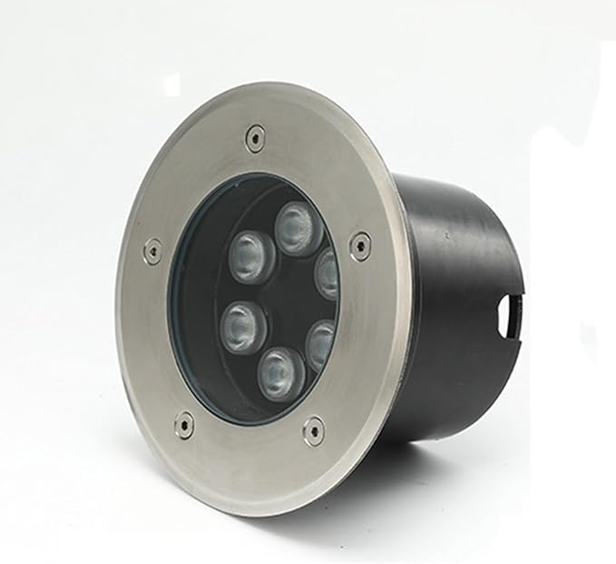 Outdoor Landscape Lights - LED Underground Light AC85-110V Recessed Spotlight IP66 Waterproof Ground Light for Walkway Garden Courtyard Step Decorative Landscape Lamp (Warm White 15W)