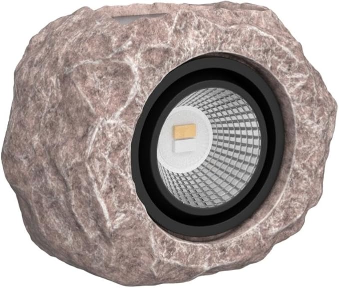 Timeflies Solar Rock Lights Outdoor 2 Pack Super Bright Solar Spot Lights Outdoor IP65 Waterproof Solar Yard Lights Auto On/Off Garden Decor for Outside Paths Sidewalks Yards Landscapes Patios