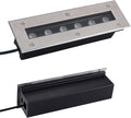 Outdoor LED Recessed Landscape Spotlight - IP67 Waterproof Buried Yard Lamp 24V Linear Underground Light White 6W &amp Green 3W Options