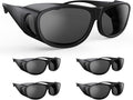 Indoor Hydroponics Grow Room Glasses with UV Protection for HPS MH LED Grow Lights (5 Pack)