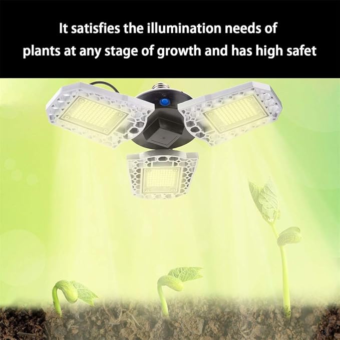 80W LED Deformable Folding Plant Growth Fill Light Full Spectrum Plant Grow Light