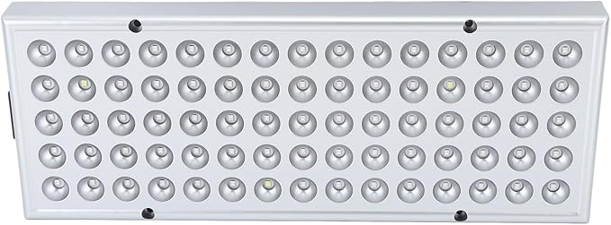 25W LED Plant Light Full Spectrum Grow Lamp for Indoor &amp Greenhouse Seedlings Veg Flowers - 110-220V with US Plug