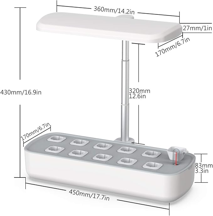 Hydroponic Planting System Smart Indoor Garden Planting System Hydroponics Automatic LED Lighting and Irrigation System