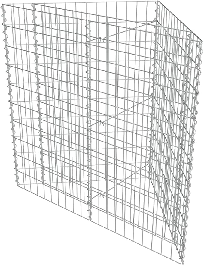 SKM Gabion Raised Bed Galvanized Steel 29.5x29.5x39.4