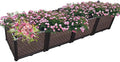 YSUEFIJO Raised Garden Bed for Vegetables Planter Box for Outdoor Plants Flowers Planting Raised Container Planter Raised Beds for Planting Outdoor Plants Vegetables