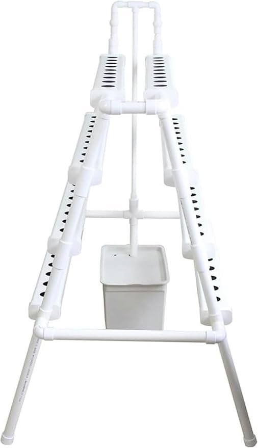 Hydroponics Growing SystemHydroponics Growing System 4 Layer Food-Grade PVC-U Pipe for Planting Leaf Vegetables for Home Kitchen Gardening