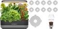 inbloom 12 Pods Hydroponics Growing System Black and 100 Pcs Grow Labels