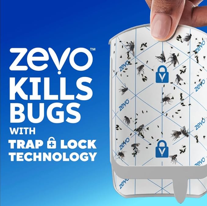 Zevo Flying Bug Trap Value Pack 2 Devices and 6 Replacement Cartridges