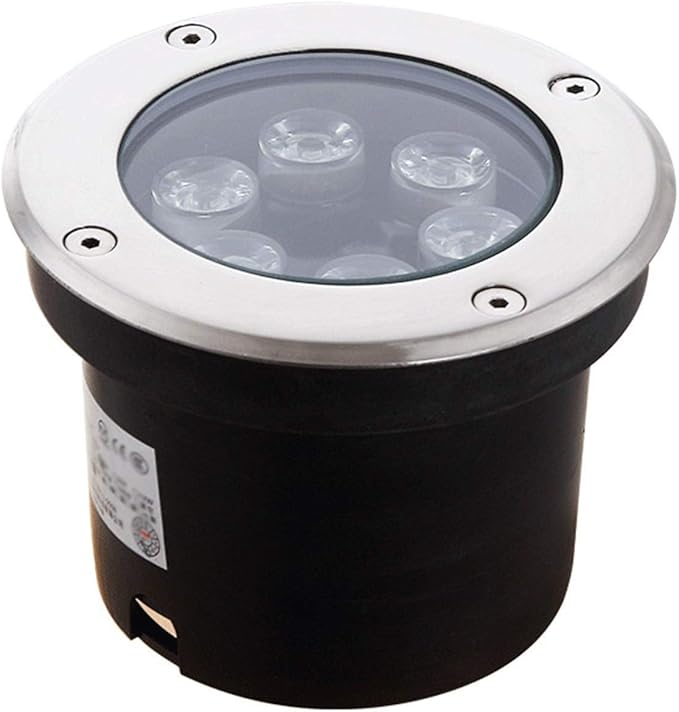 Waterproof 5W LED Underground Light Lamp AC85-265VAC Outdoor Garden Path Buried Yard Lamp Landscape Spot Lights (Glass)