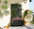 Freestanding or Wall Mounted Flower BedMetal Garden Bed with for Climbing Plantsfor Garden Patio Balcony