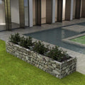 Gabion Raised Bed Steel 141.7x35.4x19.7