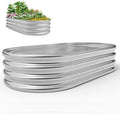 GADI Galvanized Raised Garden Bed Outdoor Raised Beds Planter for Outdoor Plants Large Metal Raised Garden Bed Kit (4FT)