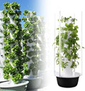 Hydroponic Grow Tower Kit Indoor Vertical Garden Planter Outdoor Indoor Hydroponics Growing System ABS 5 7 9 Layers Vertical Planting for Flowers Vegetables 7楼