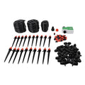 Automatic Drip Irrigation Kit Garden Watering System Kit with Timer Garden Watering Misting System for Greenhouse Yard Lawn Plant