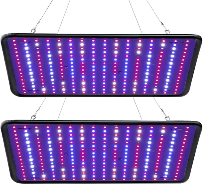 Grow Light for Indoor Plants - SERWING 200W LED Grow Light Full Spectrum Plant Growing Lamp for Indoor Cultivation Greenhouse Grow Tent Hydroponics (Full Spectrum)