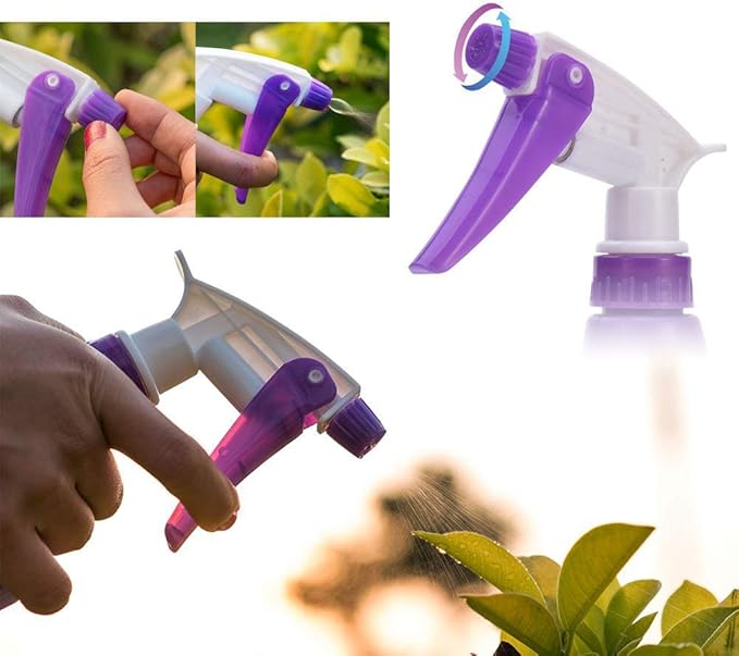 6 Pieces Garden Tools Set Planting Tools Non-Slip Handle with Anti-Rust Trowel Cultivator Pruning Shear Water Sprayer and Carrying Case Gloves with Claws