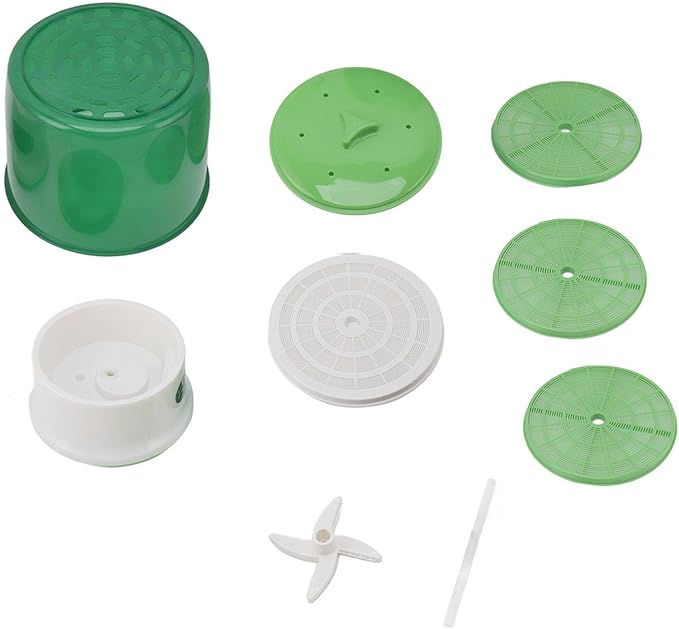 JTLB Bean Sprouts Machine 3 Layer Automatic Seed Sprouter Kit with Pressing Plate for Home Kitchen Countertop Large Capacity Bean Sprouts Grower Germination Kit (US Plug 110V)