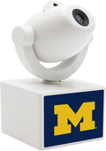Sporticulture NCAA American Football Michigan - Adjustable Led Mini Spotlight Projector with 6 Team Logo Designs - Portable &amp Rechargeable Spotlight - Battery-Operated - 4.375” x 3.125”