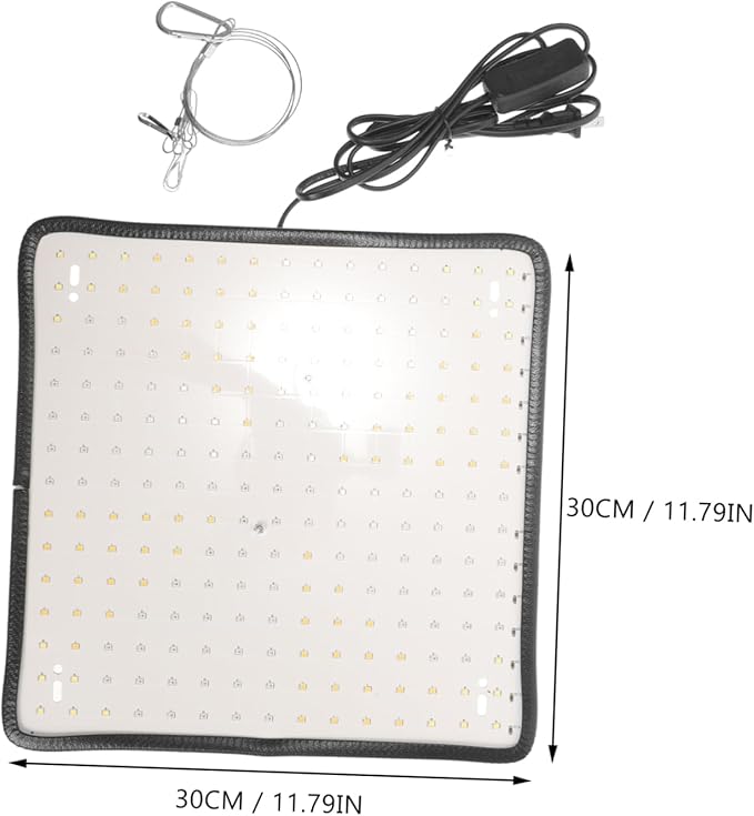 HEMOTON 225 LED Hanging Plant Grow Light Chain Full Indoor Plant Growth Lamp Ultra-Thin Design for Greenhouse and Bonsai Lighting