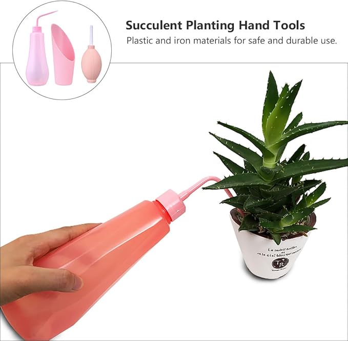 TOYANDONA 14pcs Succulent Planting Hand Tools Set with Transplanting Bonsai Tools Mini Garden Shovels for Potted Plants and Flower Gardening Random Color