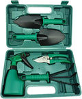 Gardening Tools Set Portable 5Pcs Stainless Steel Garden Tool Sets Gardening Gifts for Women Men